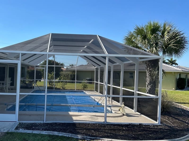 Screen Enclosure Repair, Rescreening and Paint in Punta Gorda, FL - Photo 4