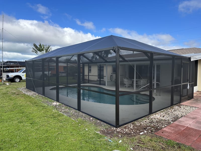 New Pool Cage Installation in Venice, FL - Photo 2