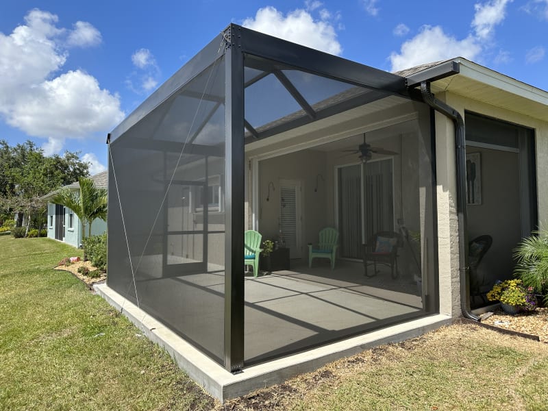 New Screen Enclosure Installation in Englewood, FL - Photo 3
