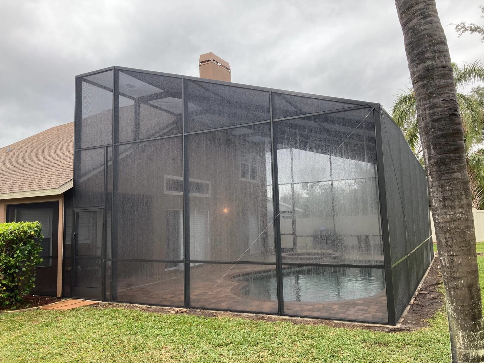New Pool Cage Installation - Demo Old Cage in Bradenton, FL - Featured