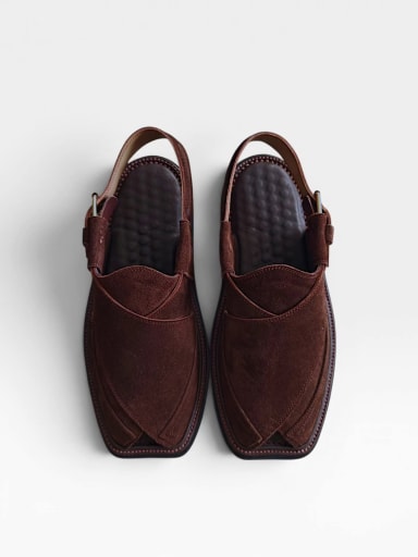 BROWN SUEDE SABAR