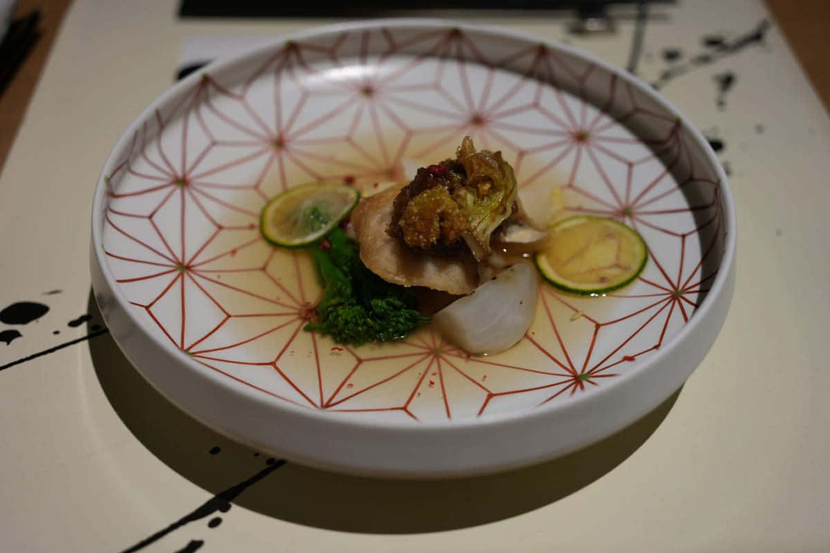 コース料理3 魚料理（妻）