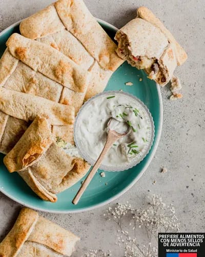 Recetas saladas • Dip de queso para empanadas vegetarianas