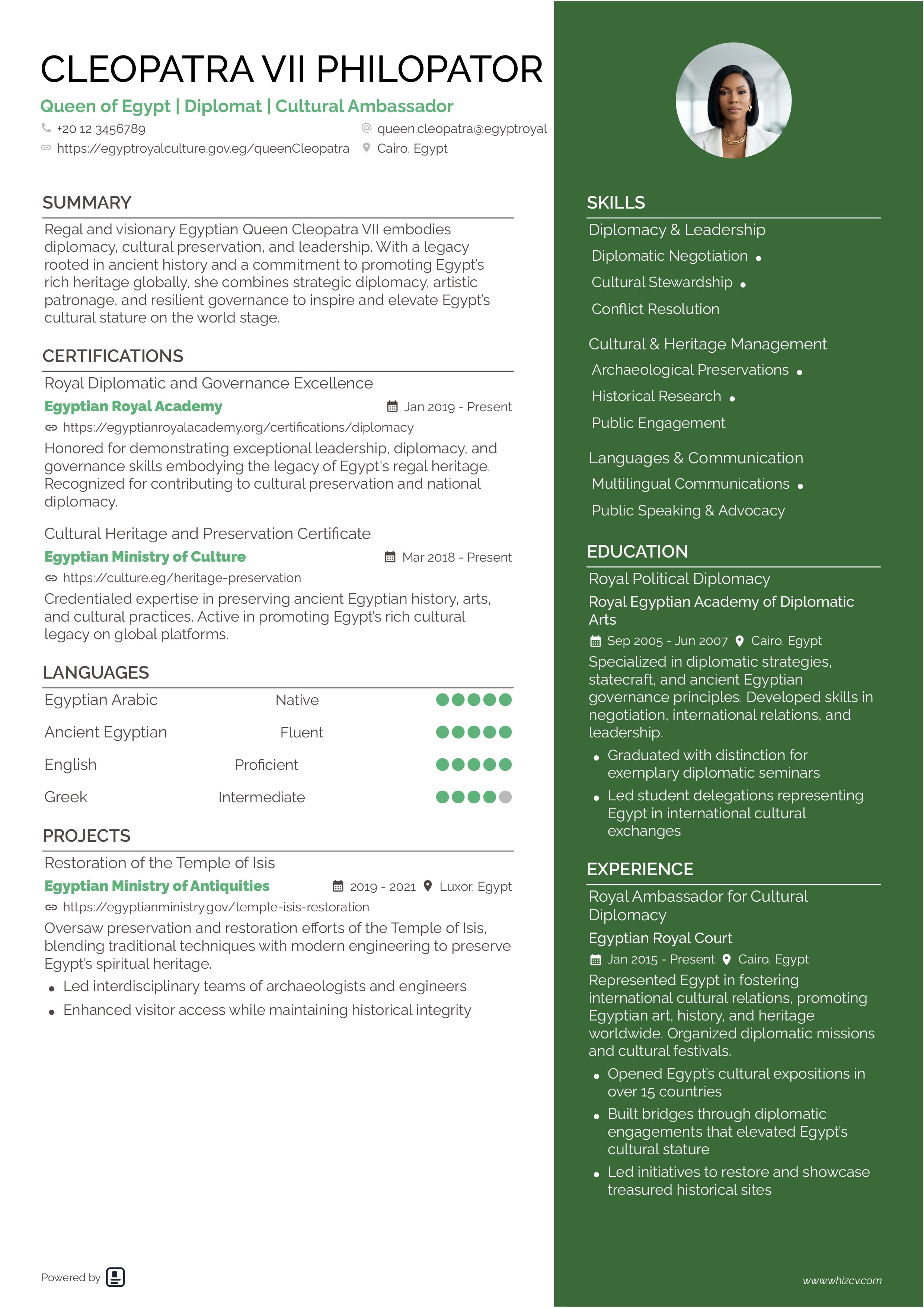 Right Side Color Template
