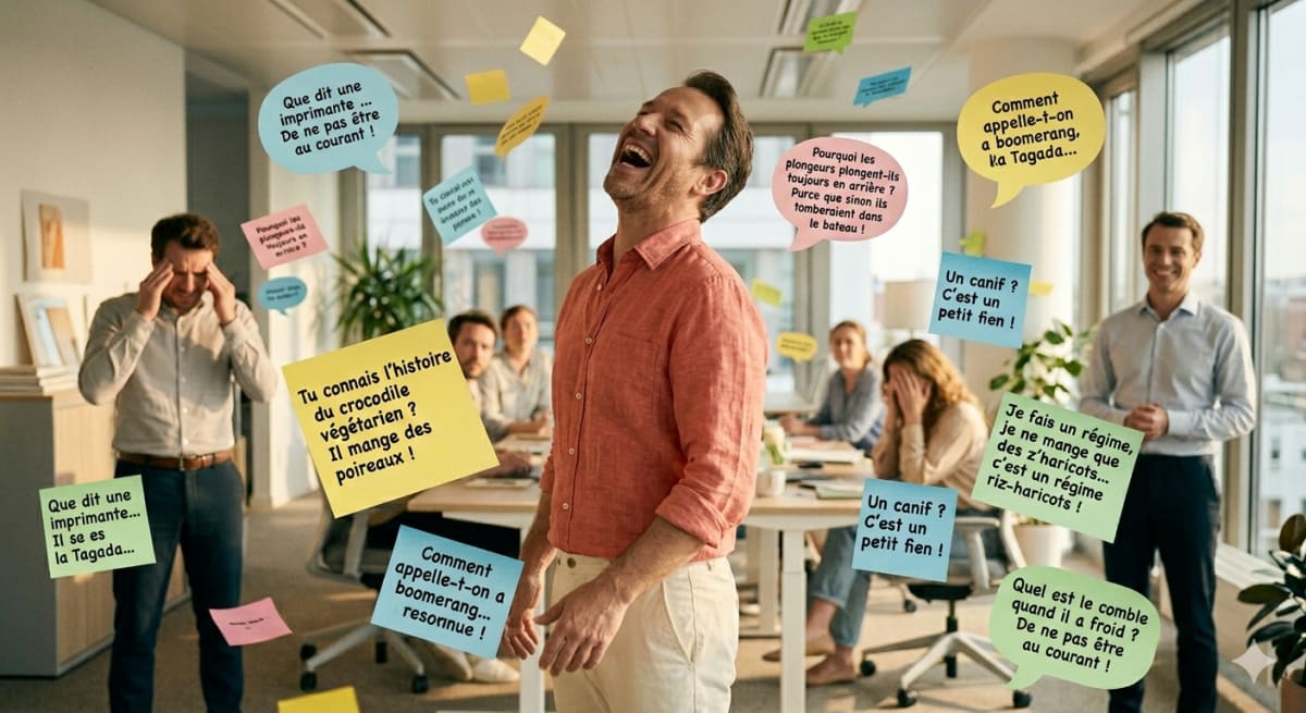 Votre collègue enchaine les blagues qui ne font rire que lui : il est peut être atteint du syndrome de Witzelsucht