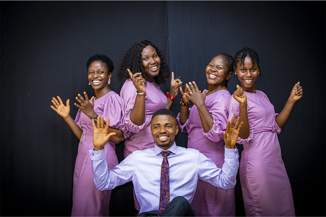 Church community worship