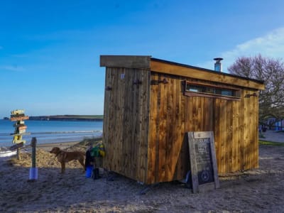Studland Sauna Hut outdoor sauna in Swanage, Dorset, South