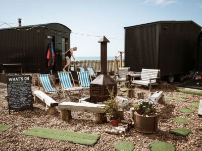 Beach Box Sauna Spa outdoor sauna in Brighton, Sussex, South East