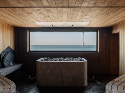 The Saltwater Sauna (Boscombe) SAUNA HOUSE outdoor sauna in Bournemouth, Dorset, South