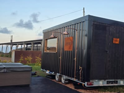 BYRE Wellness outdoor sauna in North Berwick, East Lothian, Scotland