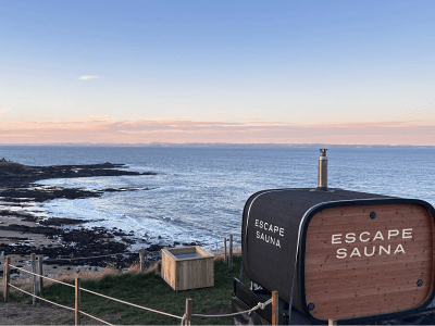 Escape Sauna outdoor sauna in North Berwick, East Lothian, Scotland