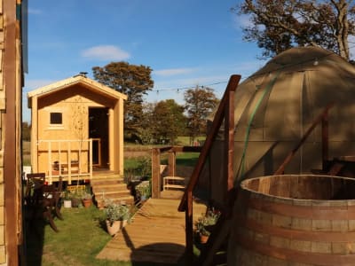 Hot & Bothy Community Sauna outdoor sauna in North Berwick, East Lothian, Scotland