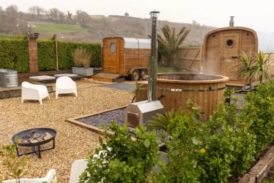 Maenporth Boatyard Sauna outdoor sauna in Falmouth, Cornwall, South West