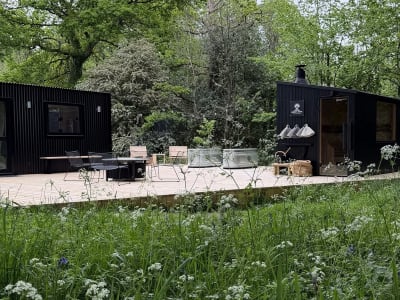 Nordic Soul outdoor sauna in Semley, Dorset, South