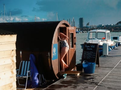 Revive Wild Sauna, Portland Marina outdoor sauna in Portland, Dorset, South
