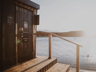 The Saltwater Sauna, Lulworth Cove outdoor sauna in Wareham, Dorset, South