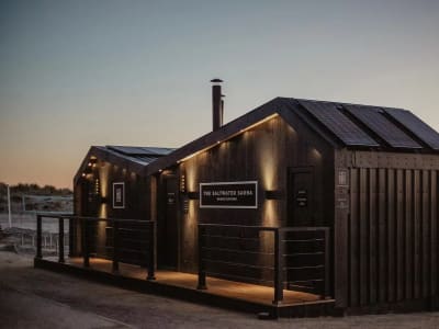 The Saltwater Sauna, Sandbanks outdoor sauna in Poole, Dorset, South
