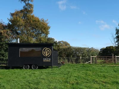 The Sauna Works outdoor sauna in Winchester, Hampshire, South East