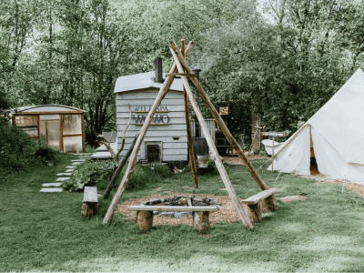Wild Spa Wowo outdoor sauna in Uckfield, Sussex, South East
