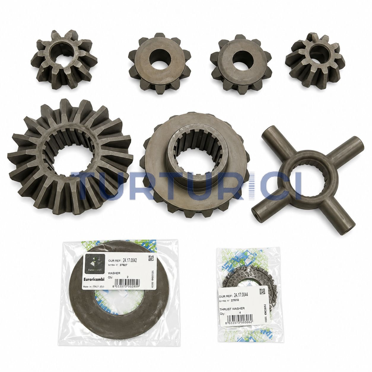 KIT SAT./PLAN./CRUZ Y ARANDELAS DIF. 182