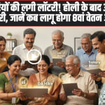 7th Pay Commission: केंद्रीय कर्मचारियों की लगी लॉटरी! होली के बाद 3% DA बढ़ोतरी की तैयारी, जानें कब लागू होगा 8वां वेतन आयोग?