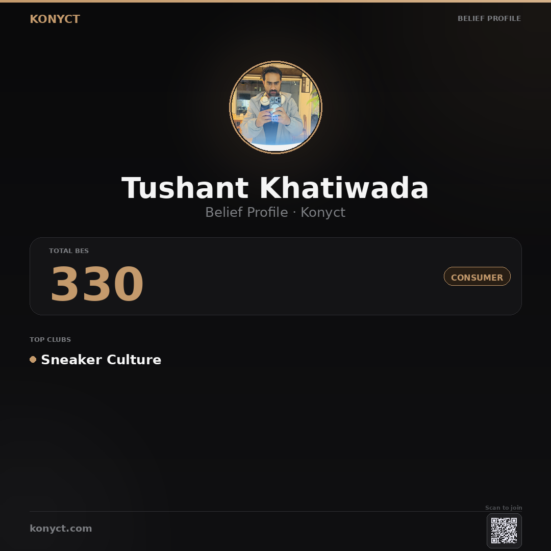 Tushant Khatiwada's Belief Badge