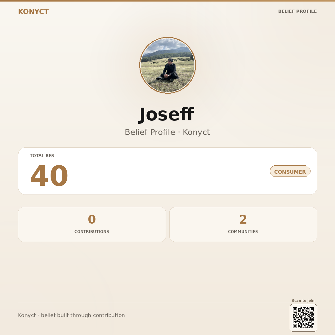 Joseff's Belief Badge