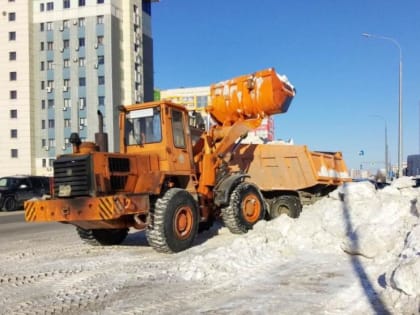 Мороз уборке снега не помеха