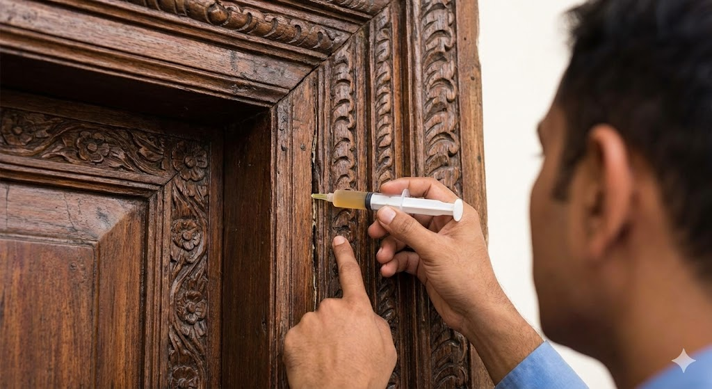 Pest exclusion and sealing of cracks and gaps to prevent pest entry in Noida homes