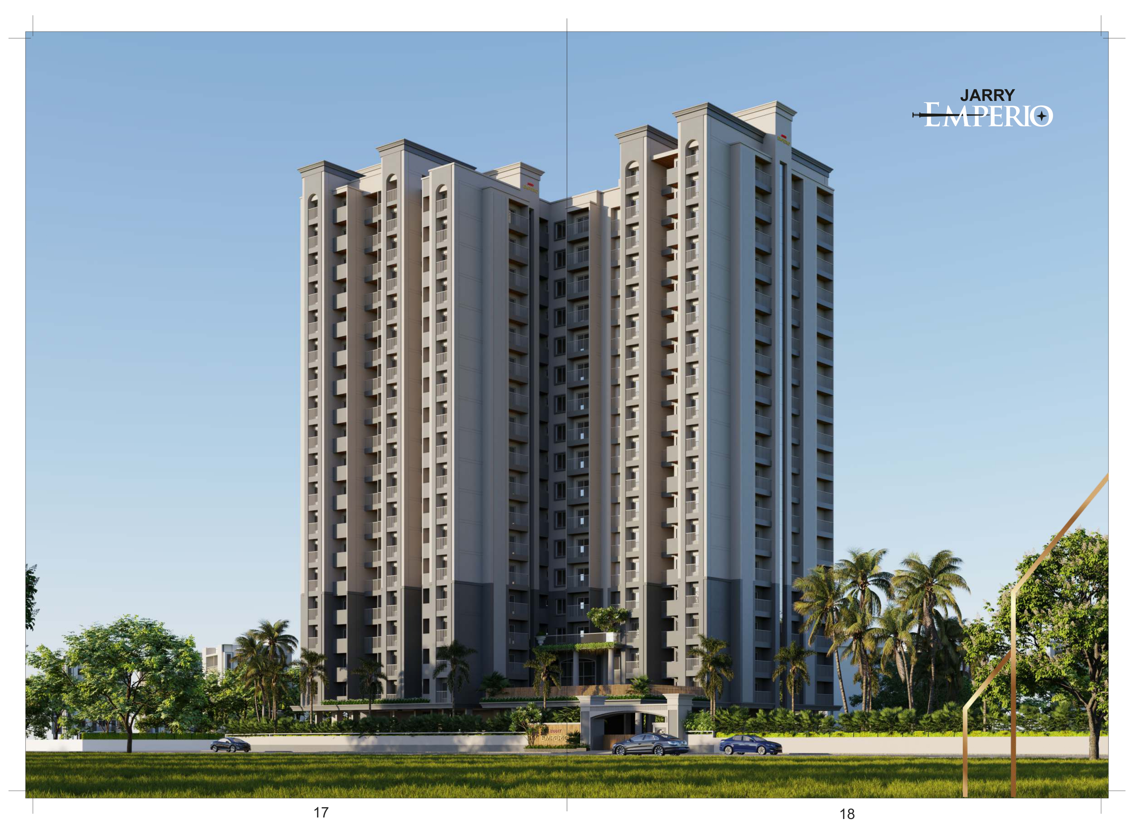 Jarry Emperio residential project banner by Jarry Profit, featuring a modern lifestyle, luxury homes, comfort, and affordable living.