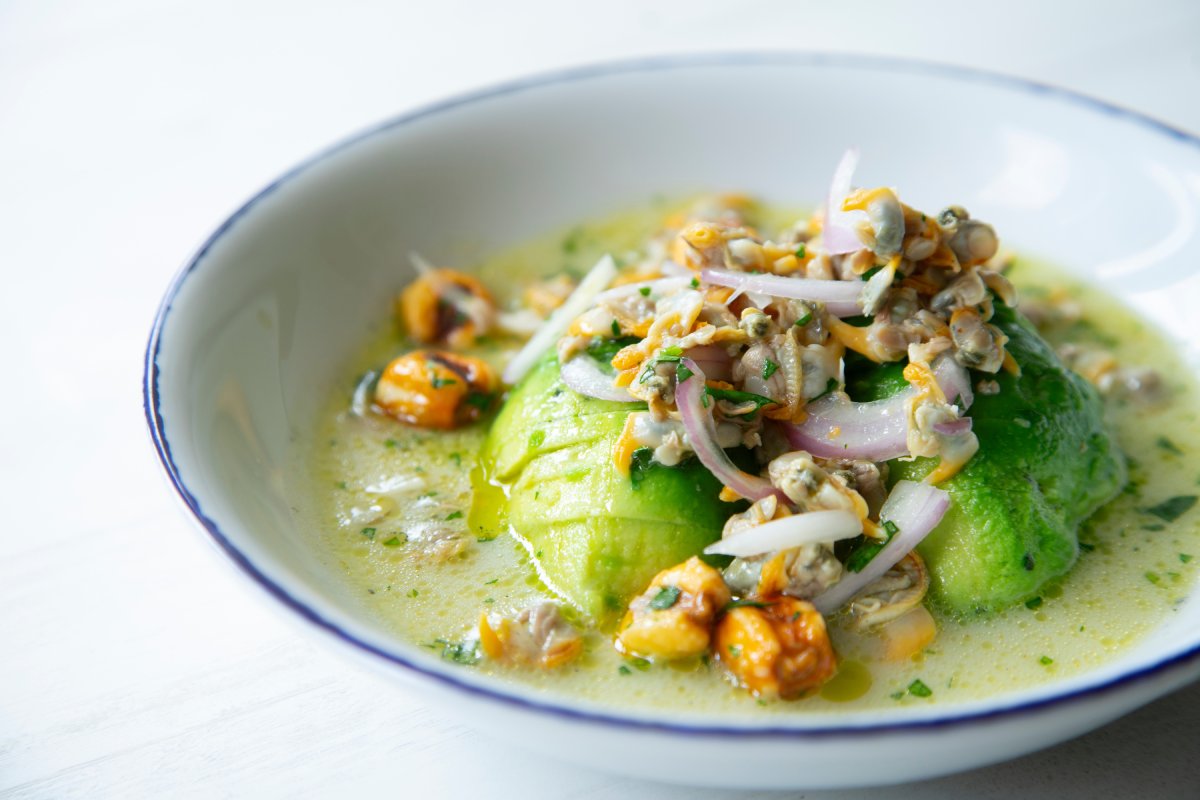 Ceviche de Berberecho con Aguacate