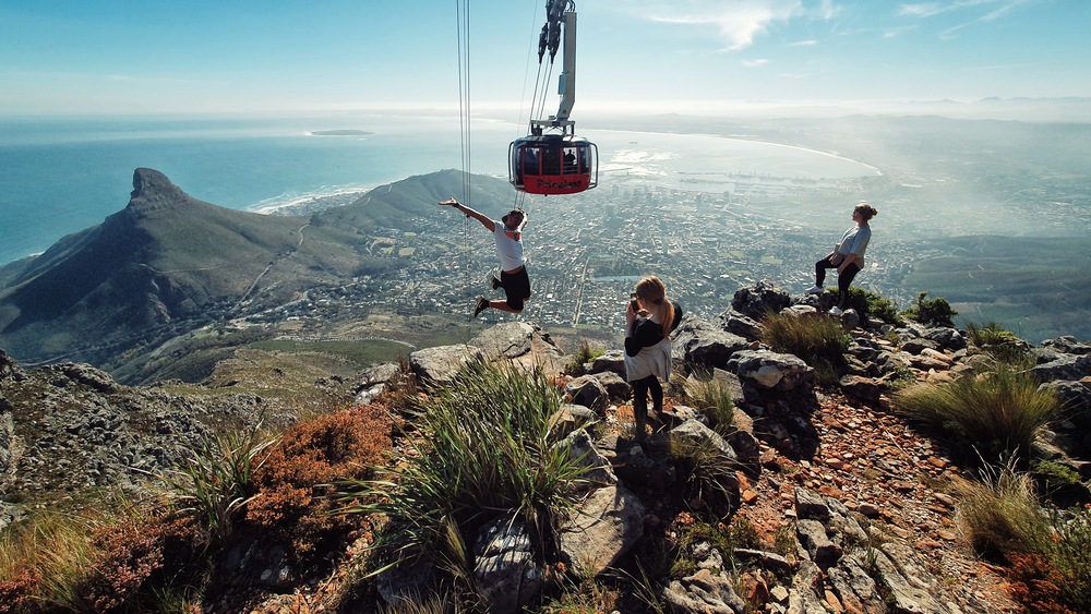 Table mountain cable car