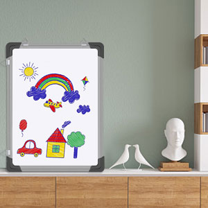 UCMD Magnetic Dry Erase Blue Board, Whiteboard Sticker for Kids Drawing,  Contact Paper Wall Decal for Home Office Room Decoration 80 X 60 CM :  : Office Products