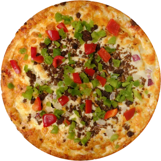 Beef & Green Pepper Pizza