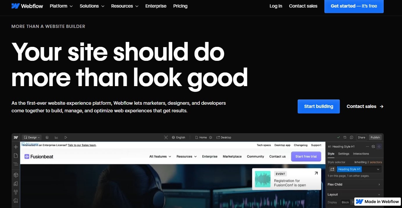 Webflow thumbnail