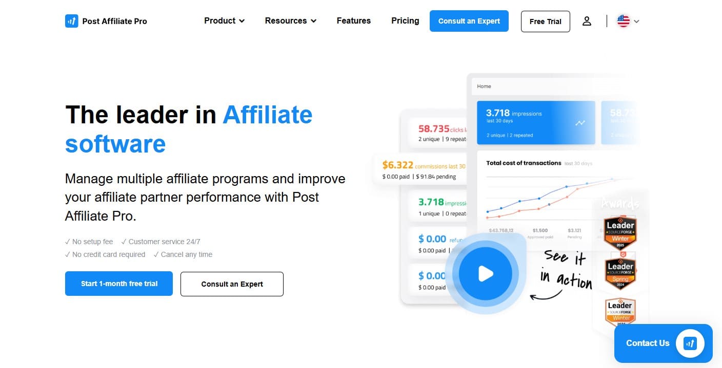 Post Affiliate Pro