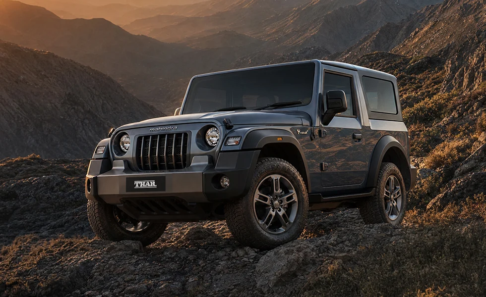 Mahindra Thar available for vehicle advertising in Pune