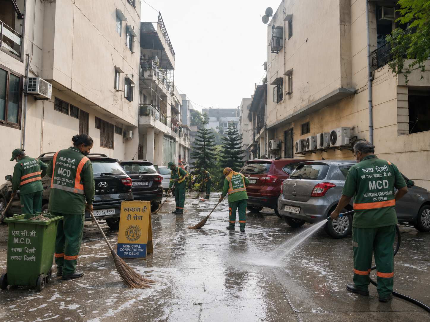 Backlane Cleaning Activities