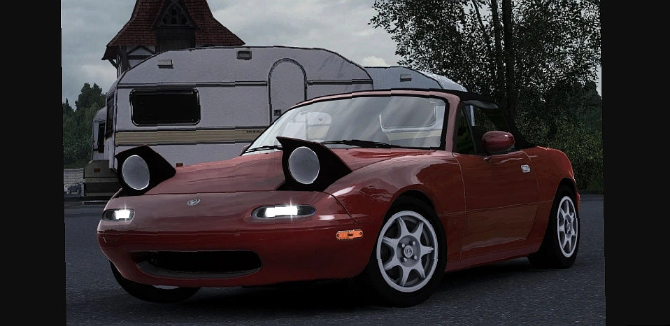 МОД Mazda MX-5 Miata NA V1.9 ДЛЯ EURO TRUCK SIMULATOR 2