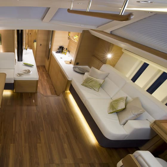 CUSTOM WINE FRIDGE DESIGNED FOR 22m SAILING YACHT SALOON
