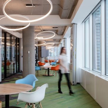 Open concept workspaces