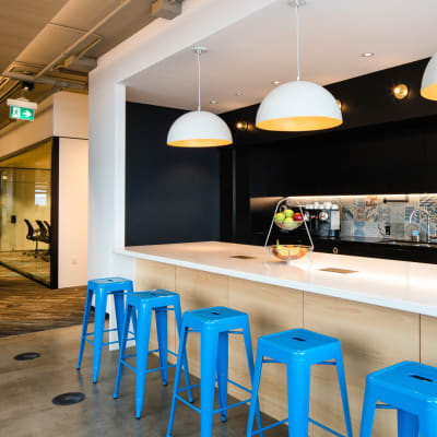Cafés located on all floors