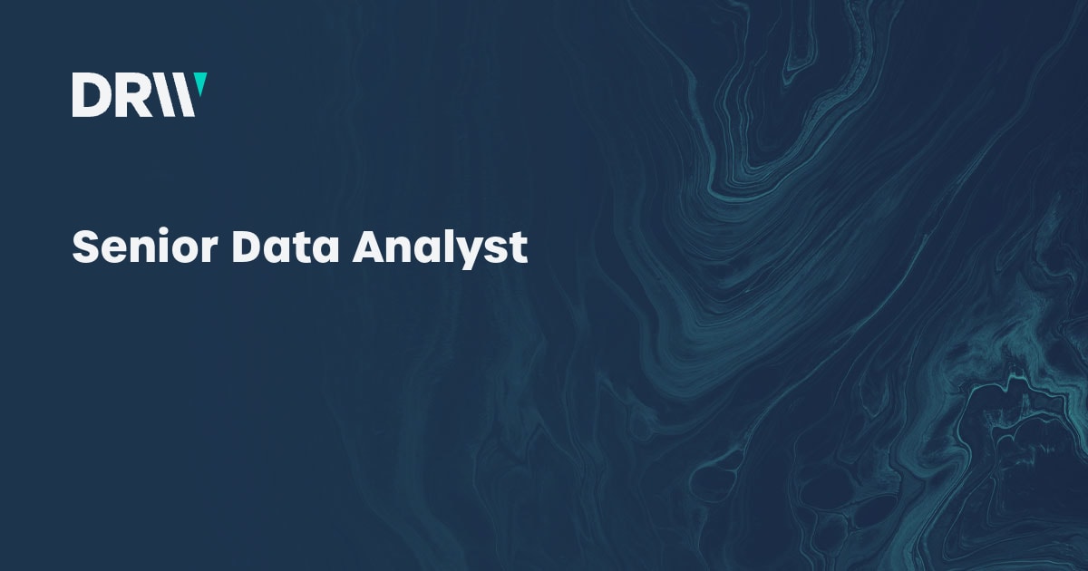 Drw Senior Trader Linkedin