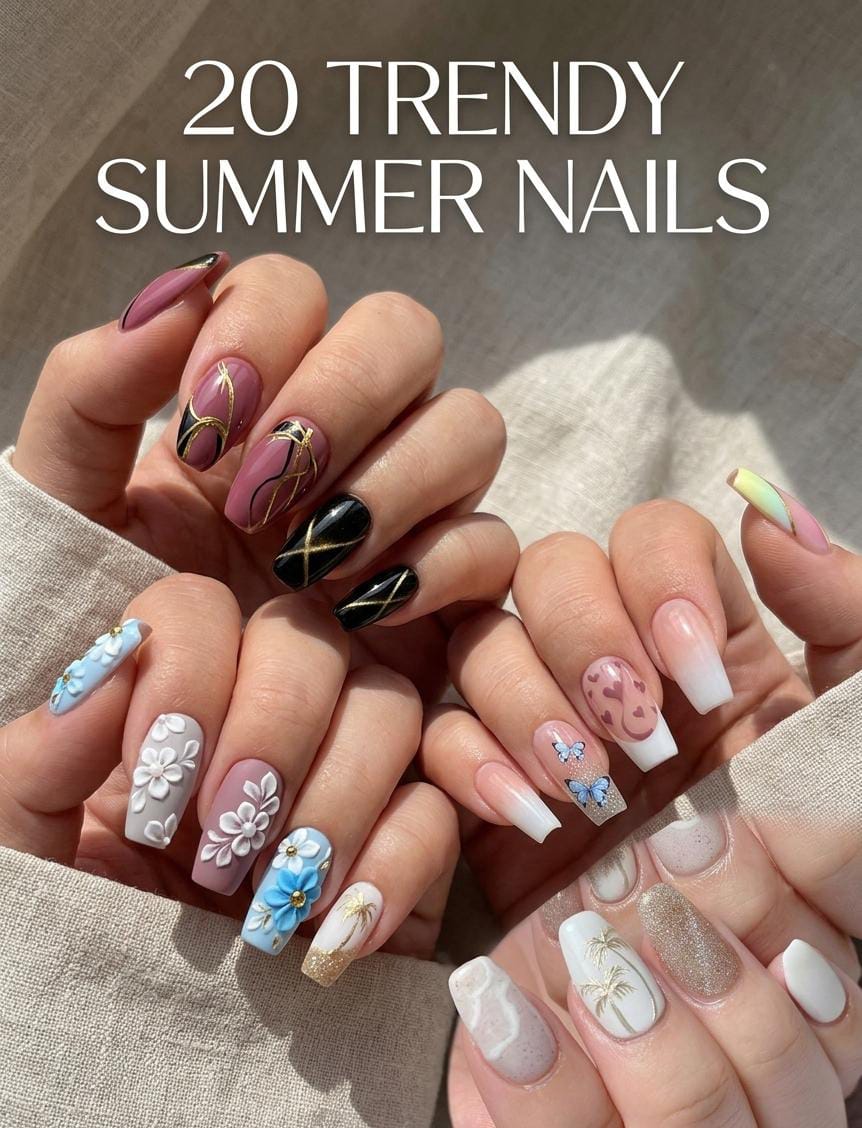 20 Trendy Summer Nail Designs You Must Try in 2026