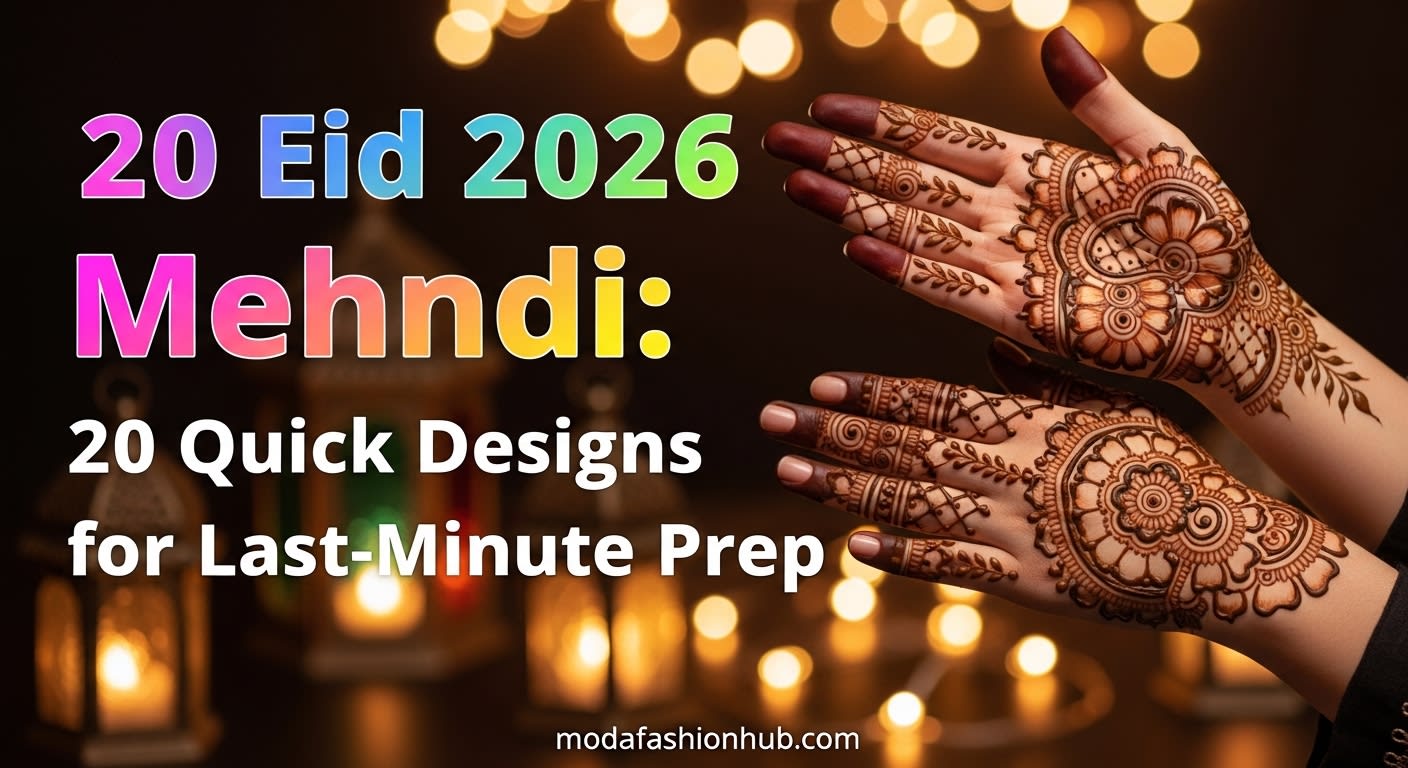 20 Eid 2026 Mehndi: 20 Quick Designs for Last-Minute Prep