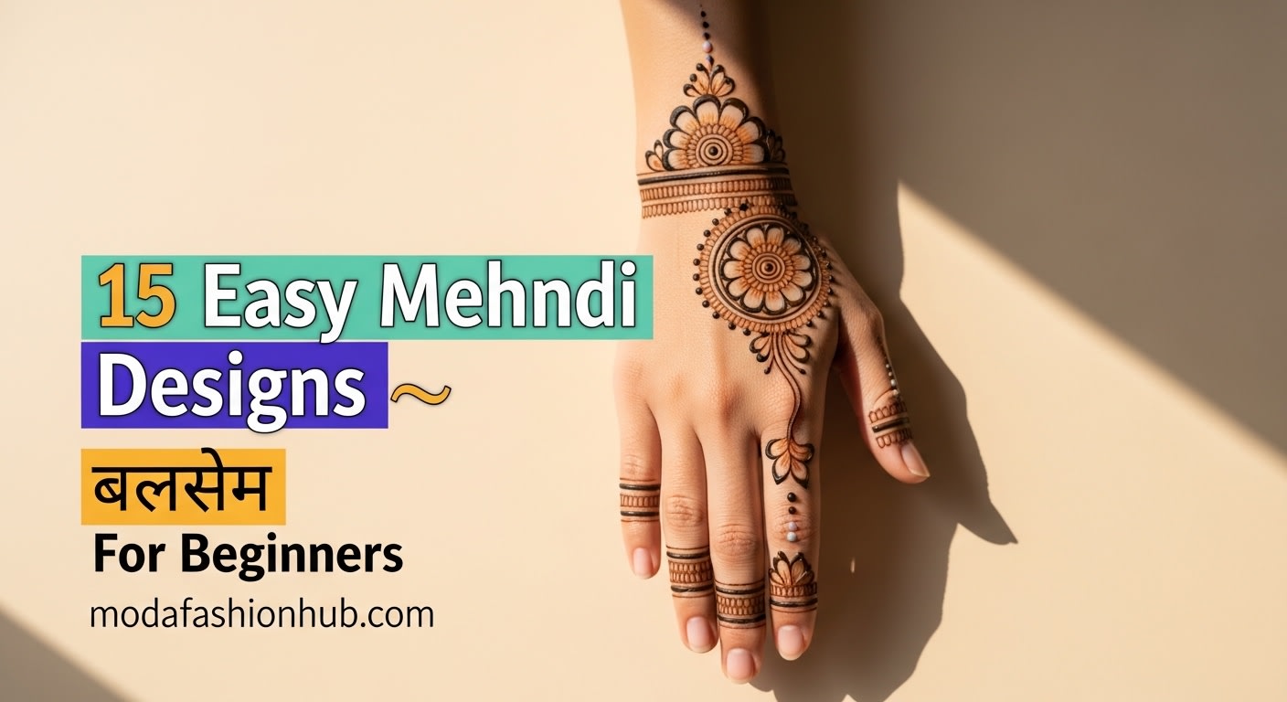 15 Easy Mehndi Designs for Beginners: Simple & Beautiful Ideas to Try
