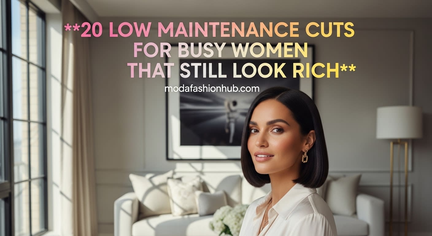 20 Low Maintenance Haircuts for Busy Women That Still Look Luxurious