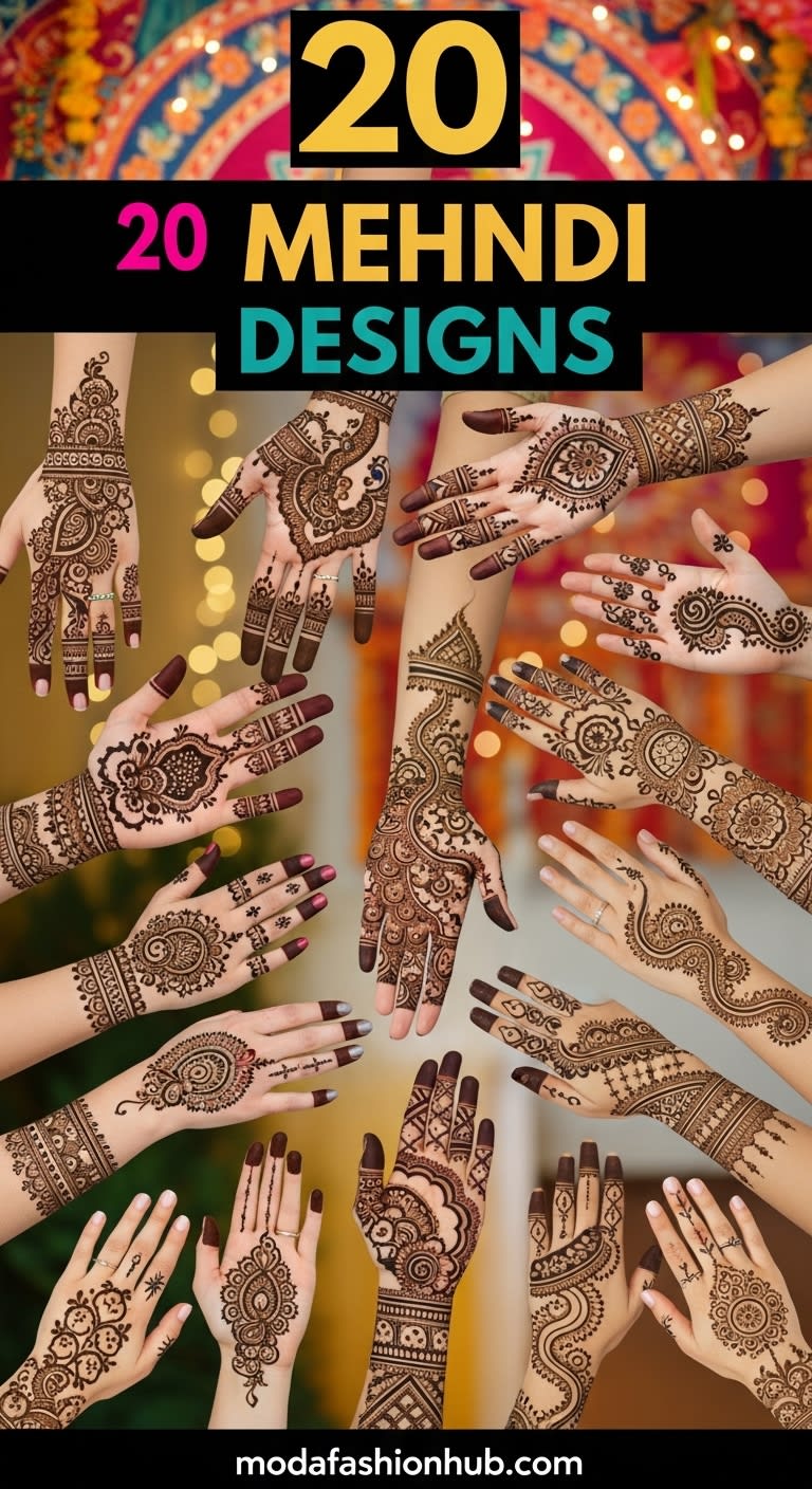 20 Chand Raat Mehndi Designs That Look Stunning the Next Morning