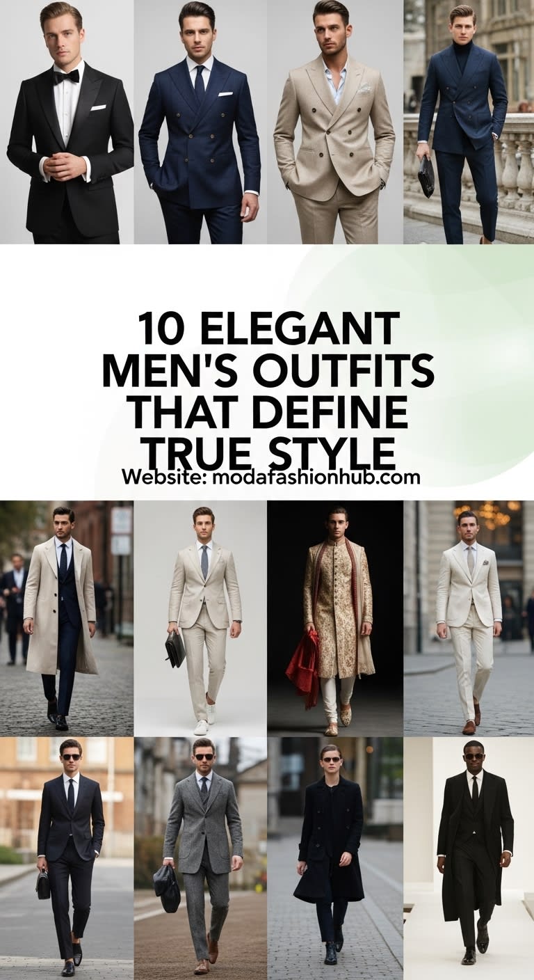 10 Elegant Men’s Outfits That Define True Style | Modern Fashion Guide