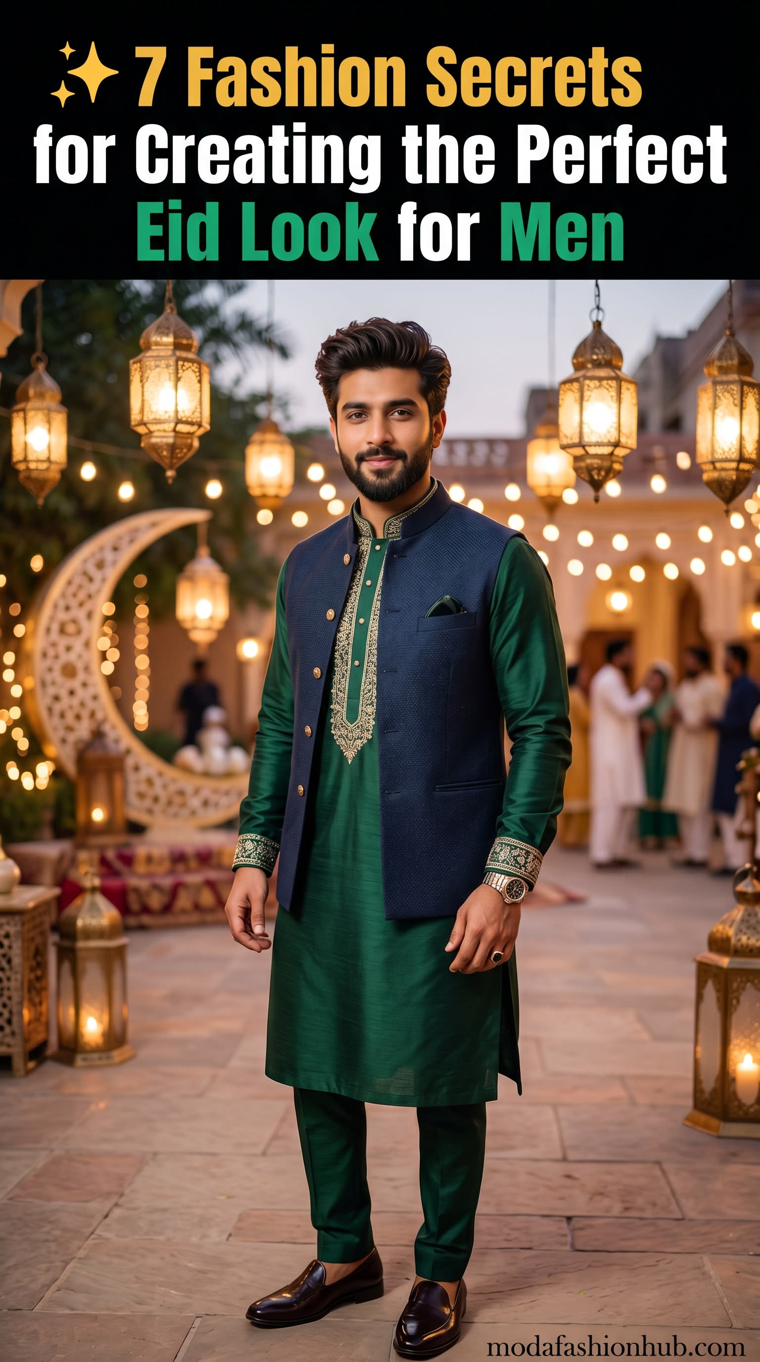 ✨ 7 Fashion Secrets for Creating the Perfect Eid Look for Men